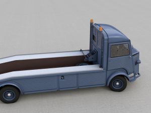 citroen hy truck 1950 Modello 3D