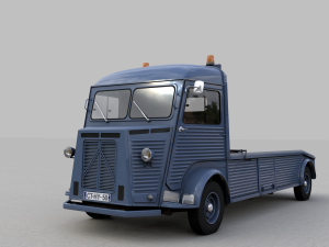citroen hy truck 1950 Modello 3D