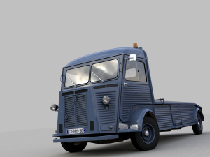 citroen hy truck 1950 Modello 3D