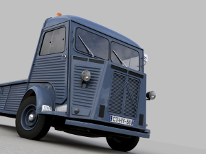 citroen hy truck 1950 Modello 3D