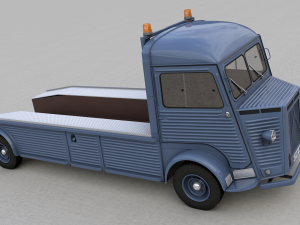 citroen hy truck 1950 Modello 3D