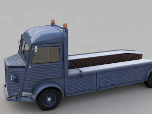 citroen hy truck 1950 Modello 3D