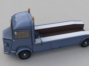 citroen hy truck 1950 Modello 3D