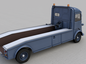 citroen hy truck 1950 Modello 3D