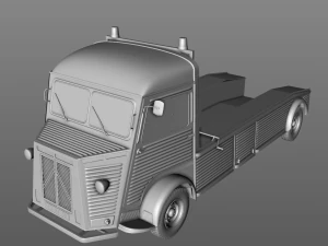 citroen hy truck 1950 3D Model