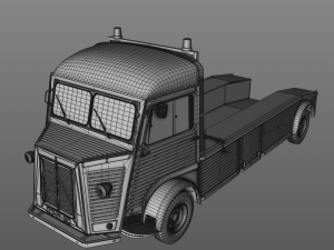 citroen hy truck 1950 Modello 3D