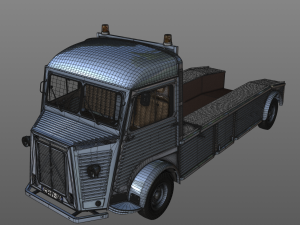 citroen hy truck 1950 Modello 3D