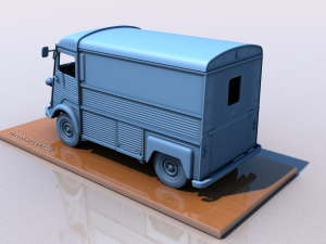 Citroen hy van 1948 Model Cetak 3D
