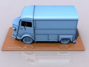 Citroen hy van 1948 Model Cetak 3D