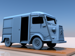 Citroen hy van 1948 Model Cetak 3D