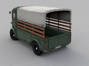 citroen hy pickup truck 1948 3D 모델