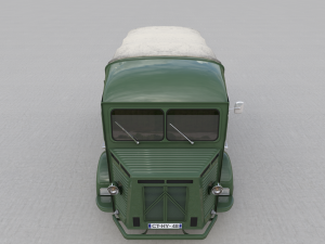citroen hy pickup truck 1948 3D 모델