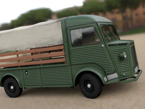 camioncino citroen hy 1948 Modello 3D