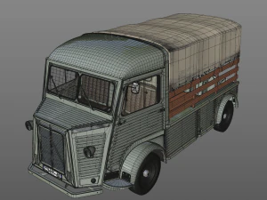 camioncino citroen hy 1948 Modello 3D