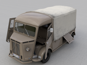 citroen hy pickup truck 1948 Model 3D