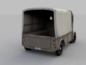 citroen hy pickup truck 1948 Model 3D