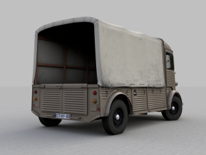 citroen hy pickup truck 1948 Model 3D