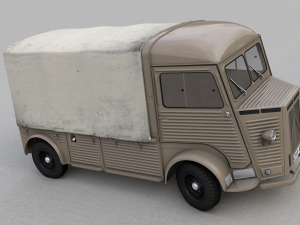citroen hy pickup truck 1948 Model 3D