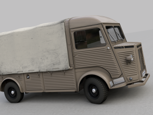 citroen hy pickup truck 1948 Model 3D