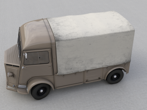 citroen hy pickup truck 1948 Model 3D