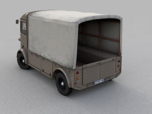citroen hy pickup truck 1948 Model 3D