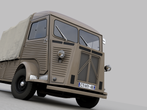 citroen hy pickup truck 1948 Model 3D