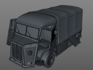 citroen hy pickup truck 1948 Model 3D