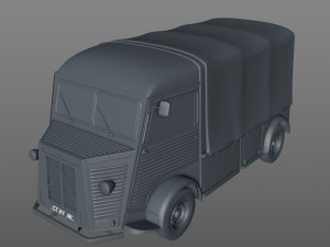 citroen hy pickup truck 1948 Model 3D