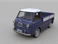 FIAT 600 MULTIPLA CORIASCO PICKUP 1956 3D Model