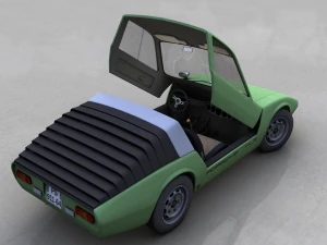 porsche 911 hls 1967 3D Model