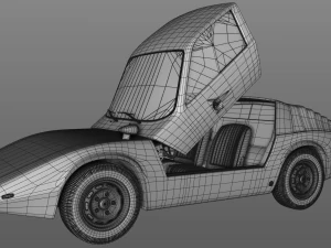 porsche 911 hls 1967 3D Model