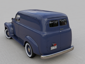 chevy 3100 panel truck 1951 3D-Modell