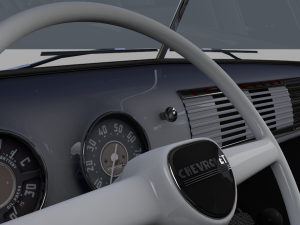 chevy 3100 panel truck 1951 3D-Modell
