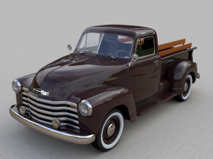 Chevy 3100 pickup 1951 3D 모델