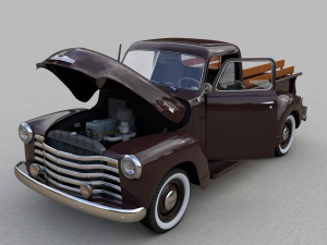 Chevy 3100 pickup 1951 Modèle 3D