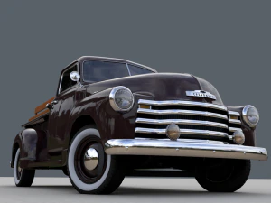 Chevy 3100 pickup 1951 3D Model