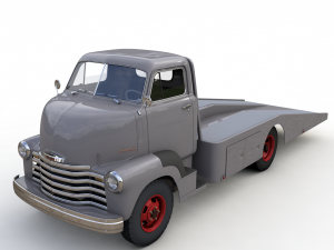 chevy coe tow trucker 1949 3D 모델