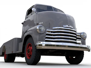 camionista chevy coe 1949 Modello 3D