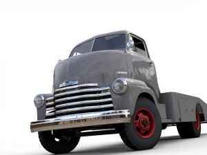 camionista chevy coe 1949 Modello 3D