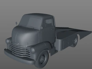 camionista chevy coe 1949 Modello 3D