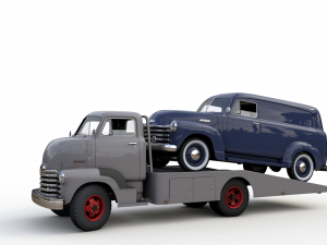 chevy coe tow trucker 1949 and 3100 panel truck 1951 Modelo 3D