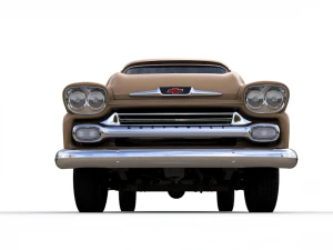 van de painel chevy 3100 apache 1958 Modelo 3D