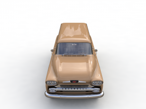 chevy 3100 apache panel van 1958 3Dモデル