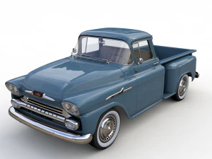 Chevrolet 3100 Apache Pickup 1958 Modèle 3D
