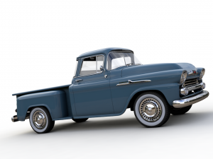 chevy 3100 apache pickup 1958 3D-Modell
