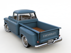 chevy 3100 apache pickup 1958 3D-Modell