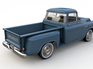 chevy 3100 apache pickup 1958 3D-Modell