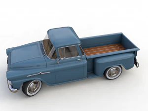 chevy 3100 apache pickup 1958 3D Model