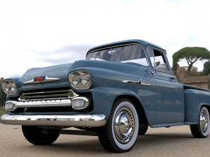 chevy 3100 apache pickup 1958 3D-Modell