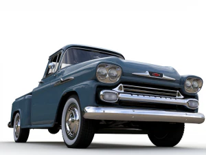 chevy 3100 apache pickup 1958 3D Model